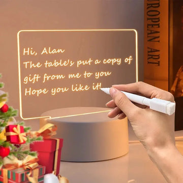 Creative LED writing notes lamp