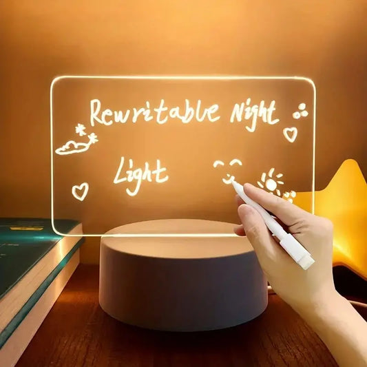 Creative LED writing notes lamp