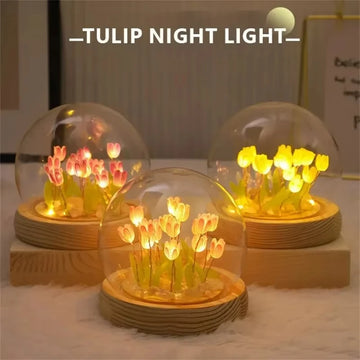 Eternal Love Tulip Lamp – Handcrafted &amp; Enchanting